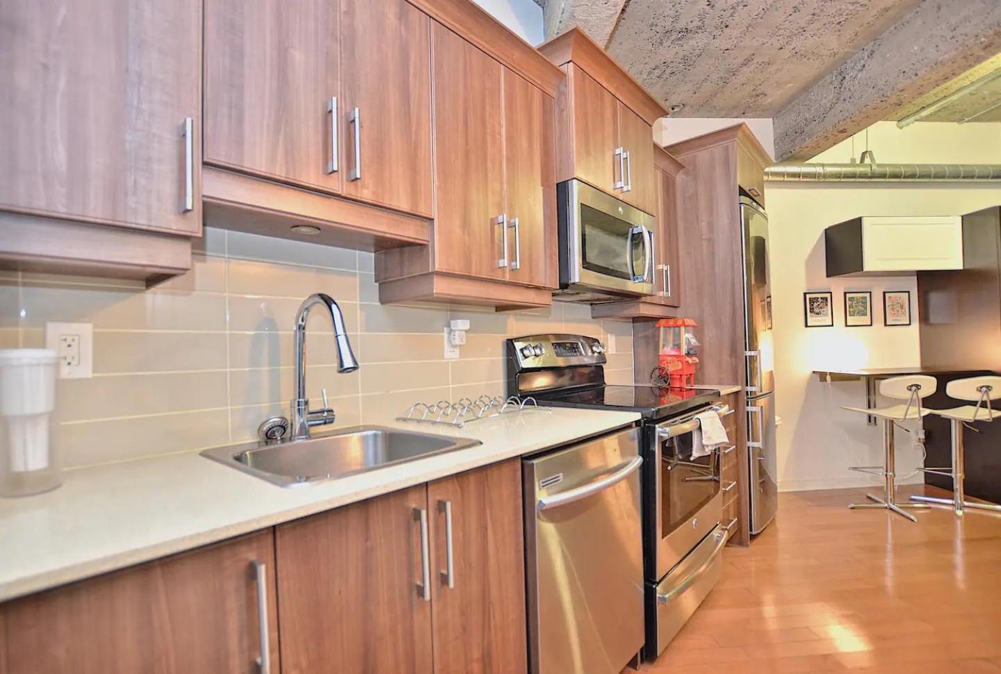 Stylish Urban Loft Downtown Leilighet Montréal Eksteriør bilde